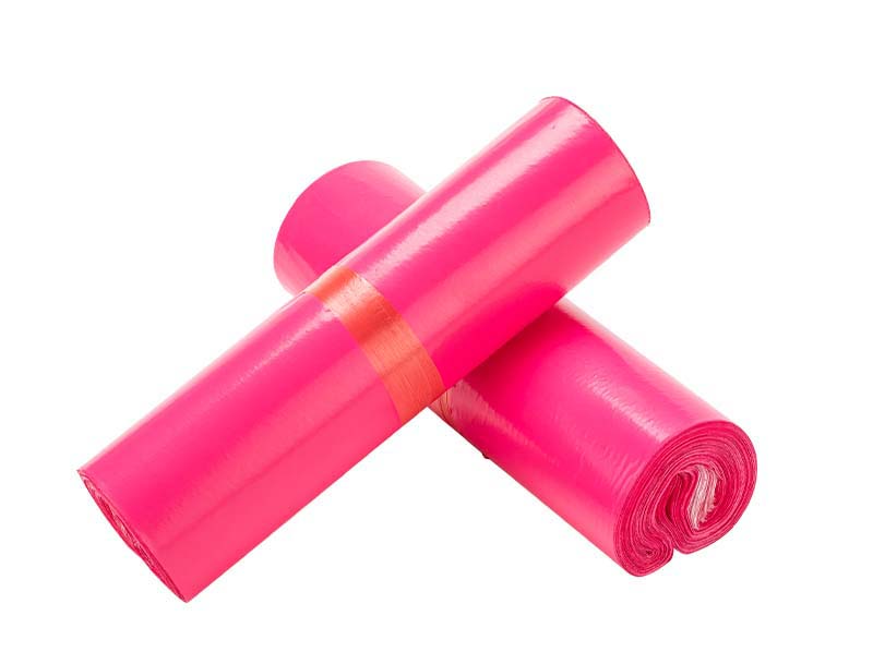 寿光玫红色快递袋-02